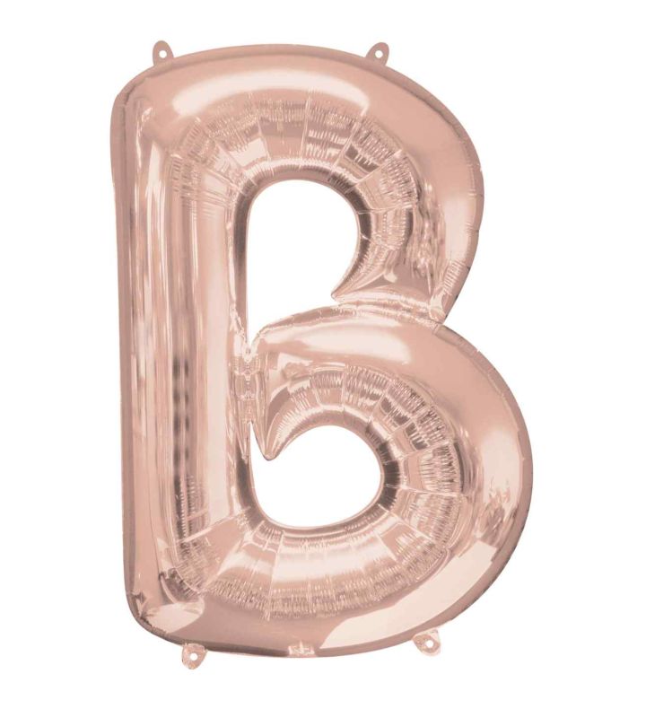 34" Anagram Rose Gold Letter B