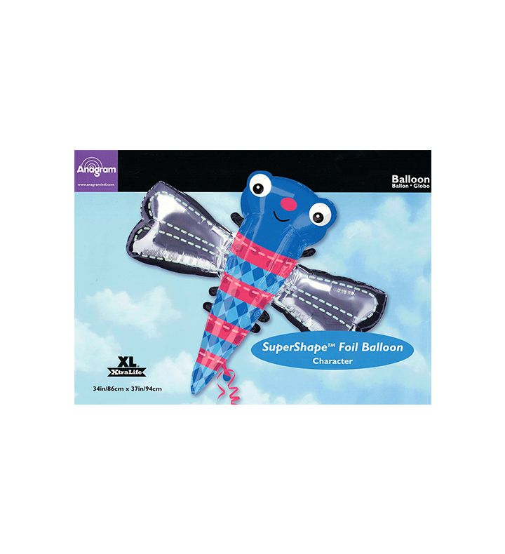 34" Dragonfly SuperShape Foil Balloon