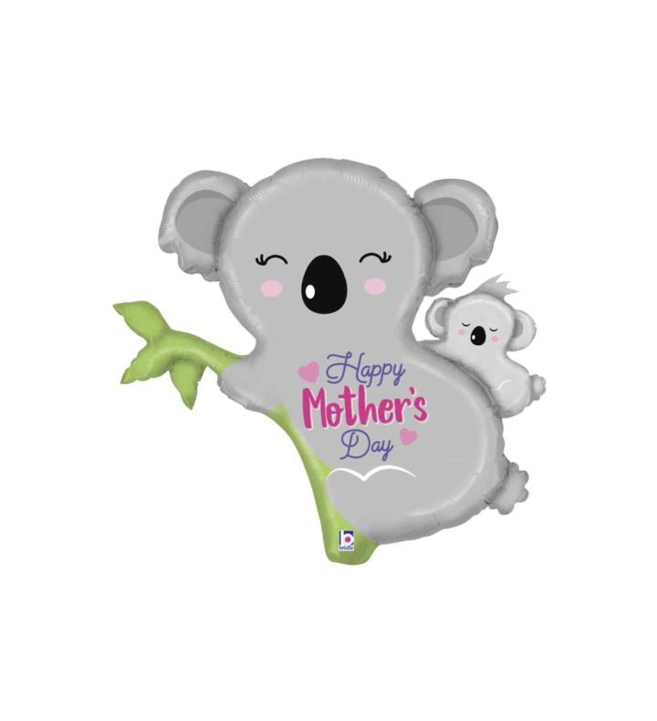 35" Betallic Mother's Day Koala Foil Balloon