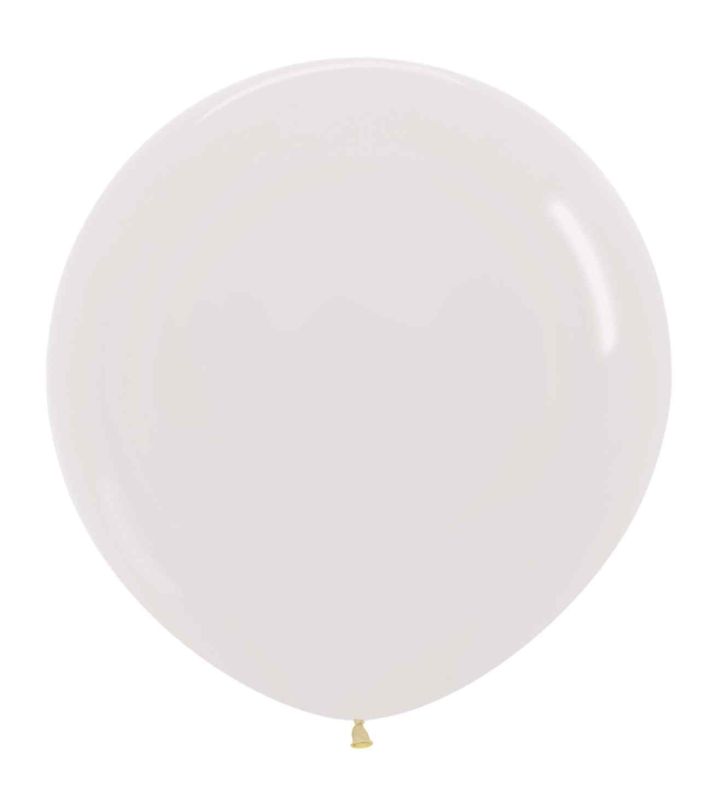 36" Sempertex Crystal Clear 390 Latex Balloons 2ct