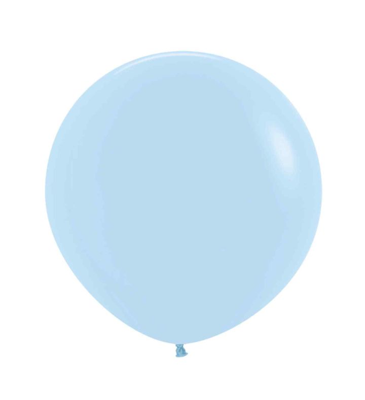 36" Sempertex Pastel Matte Blue 640 Latex Balloons 2ct
