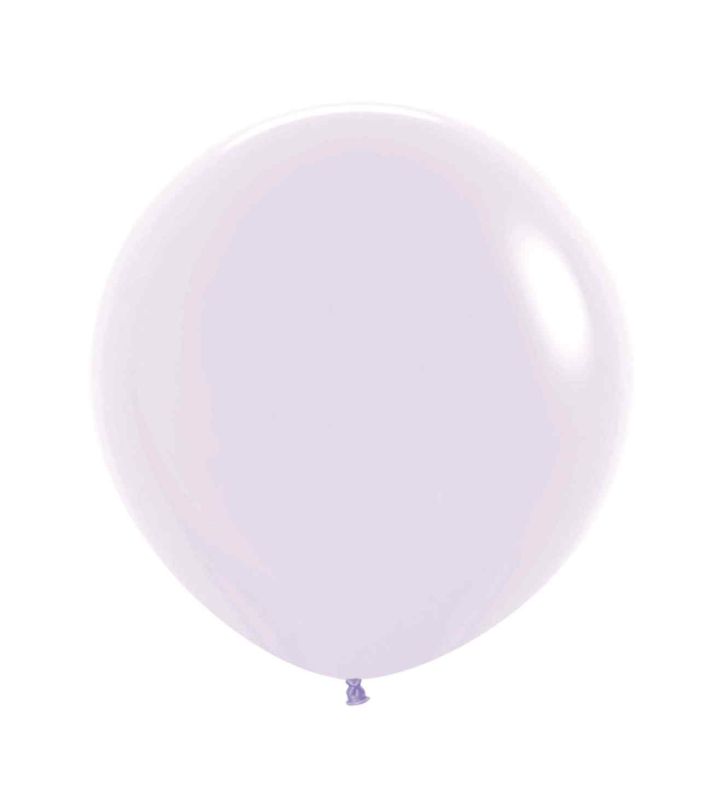 36" Sempertex Round Pastel Matte Lilac 650 Latex Balloons 2ct