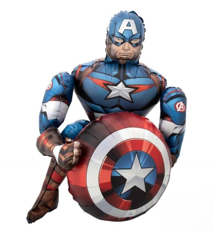 39" Avengers Captain America Airwalker Foil Balloon