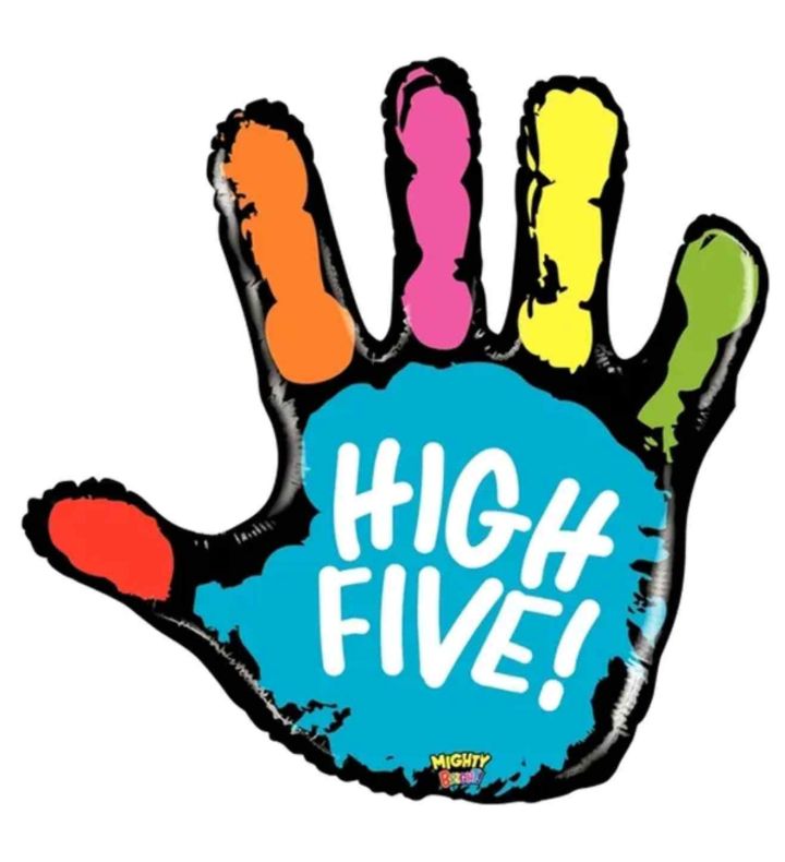 40" Betallic Mighty High Five Foil Balloon