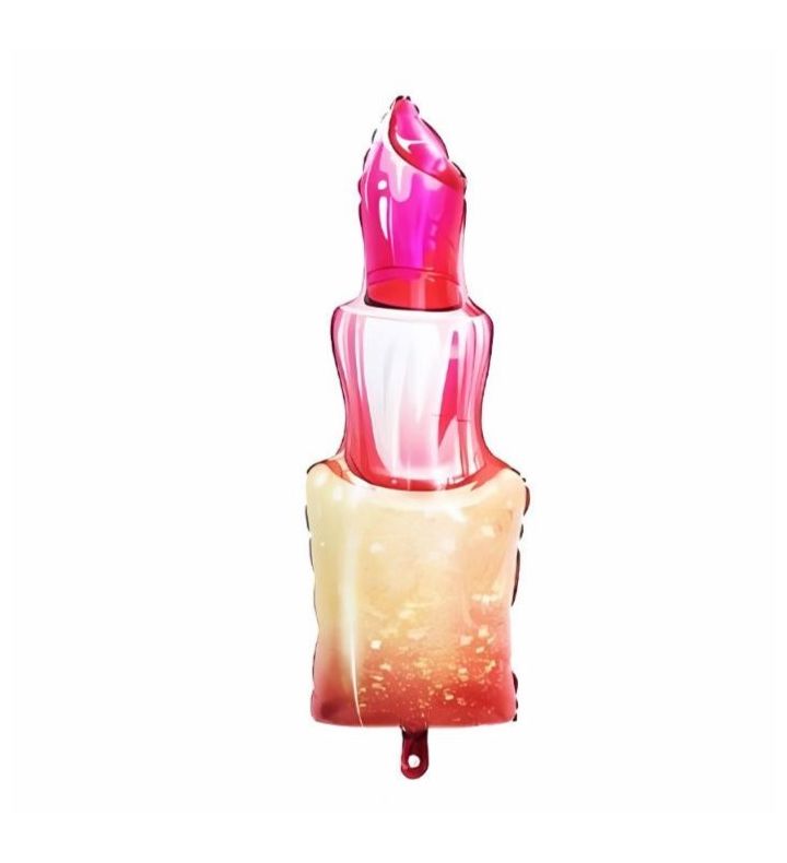40cm x 95cm Lipstick Pink Foil Balloon