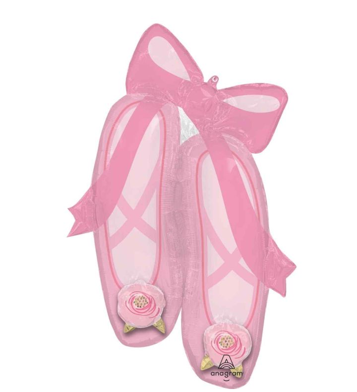 40" Ballerina Slippers Supershape Foil Balloon