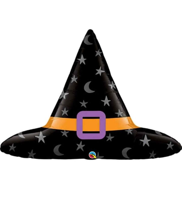40" Halloween Witches Hat Supershape Foil Balloon