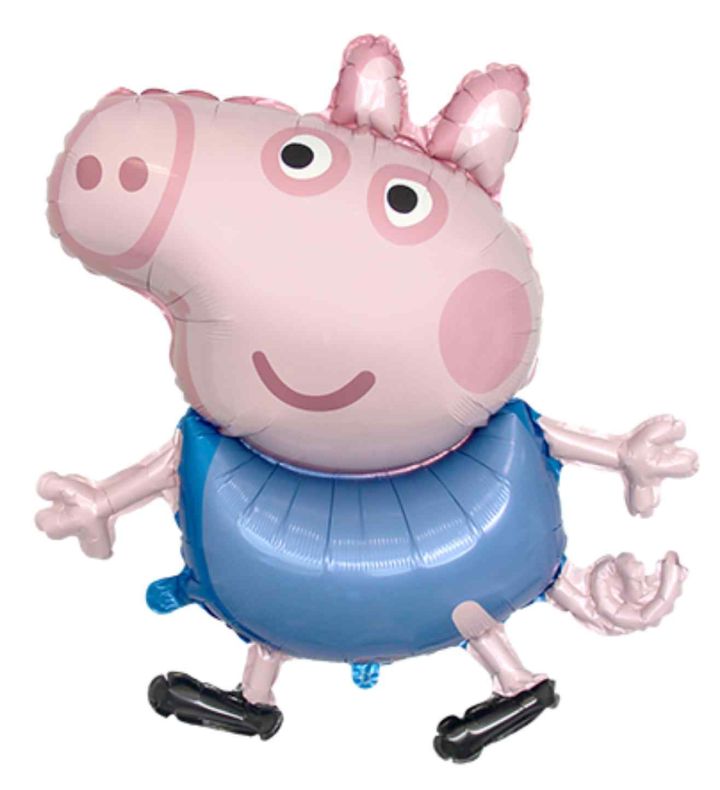 34" George Pig Flexmetal Foil Balloon