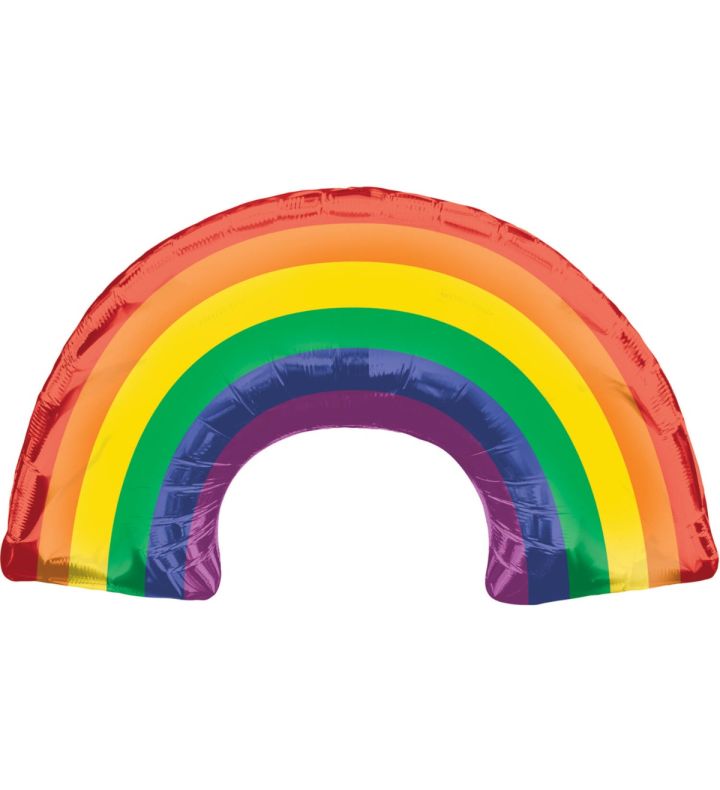 34"  Rainbow Shape Foil Balloon