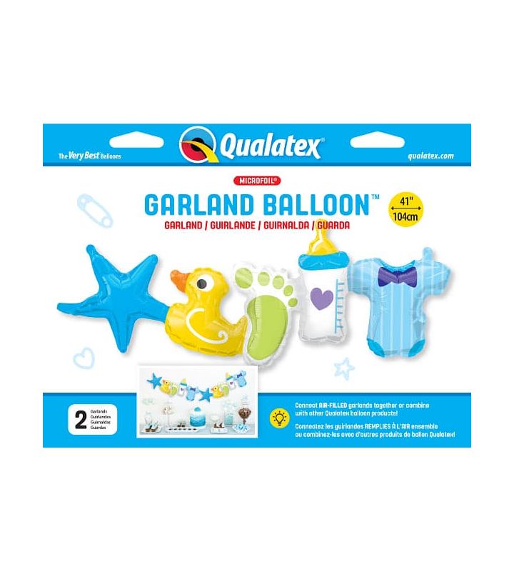 41" Baby Boy Banner Foil Balloon