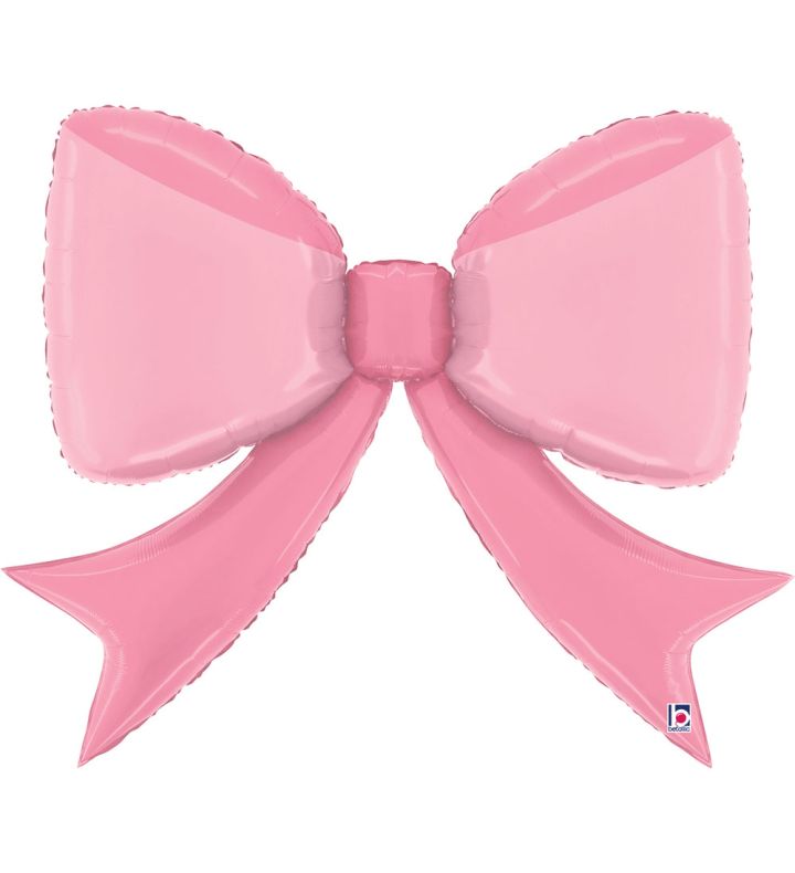 41" Pretty Pink Bow Foil Balloon