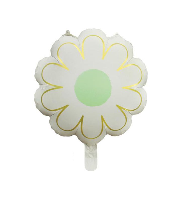 42cm x 52cm Green Daisy Foil Balloon