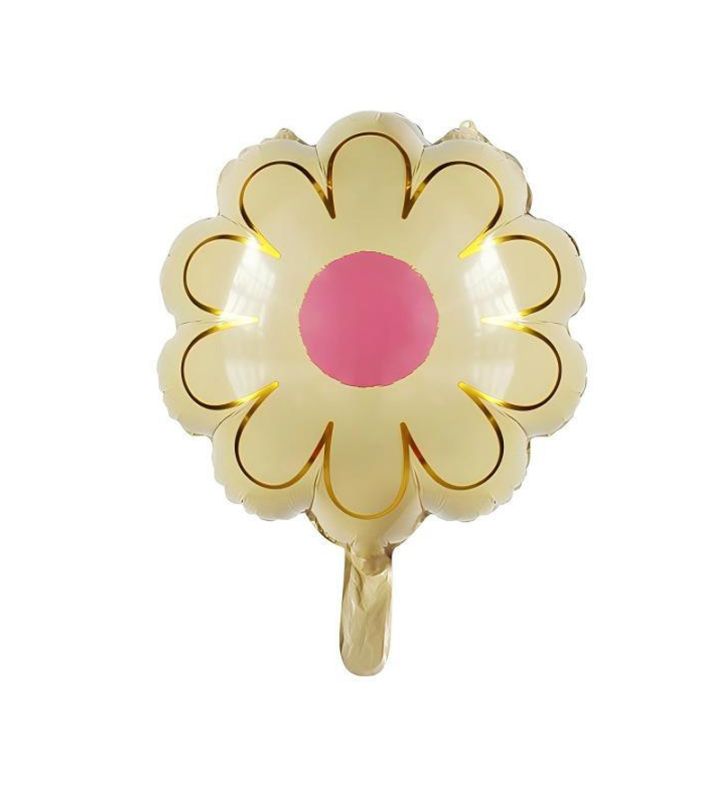 42cm x 52cm Yellow Daisy Foil Balloon