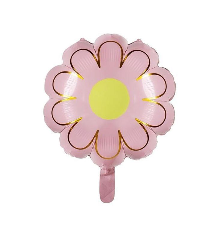 42cm x 52cm Pink Daisy Foil Balloon