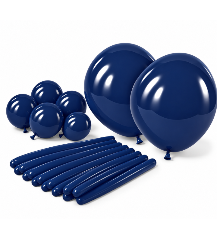 Sempertex Navy Blue 044 All Sizes Latex Balloons