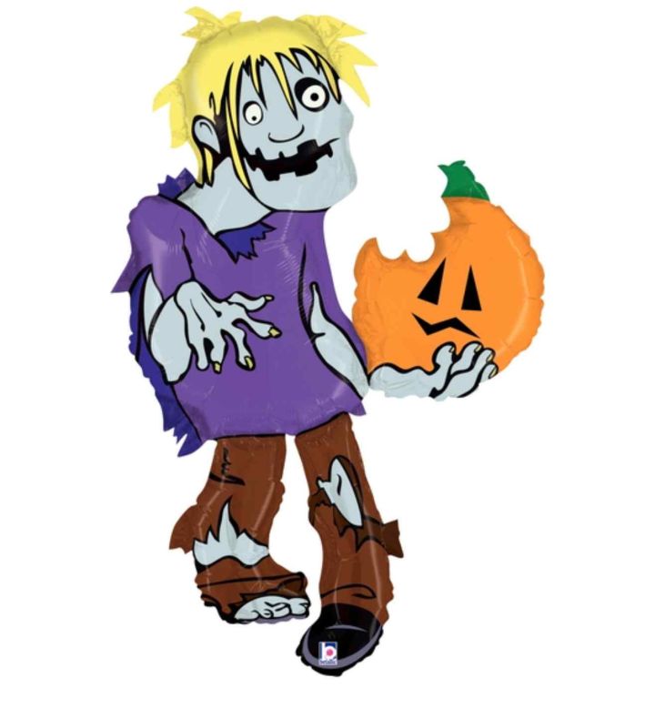46" Betallic Zombie Foil Balloon