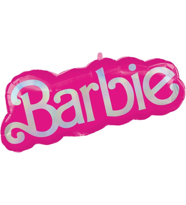 32" Barbie Logo Foil Balloon
