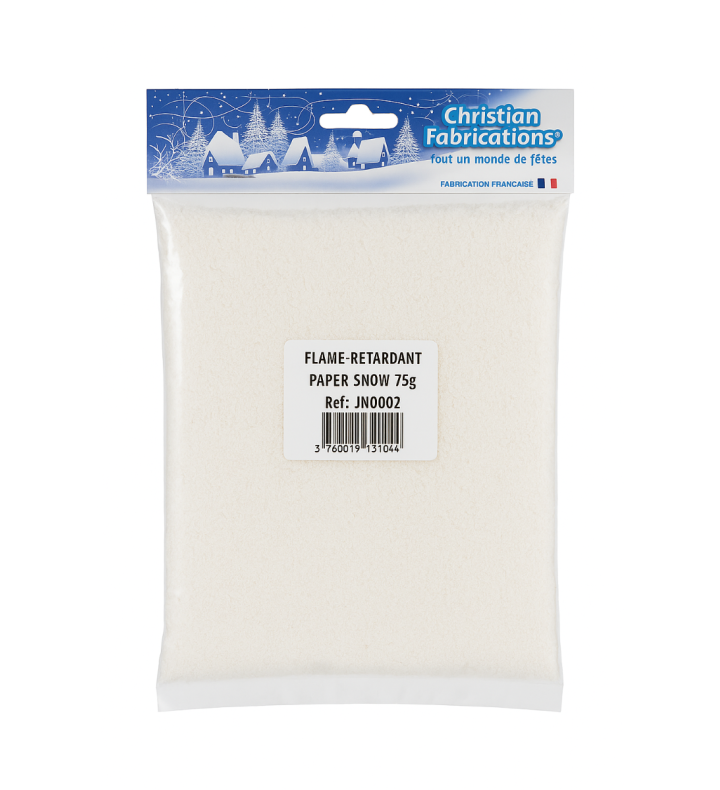 Tissue Snowflakes Christmas Paper Snow Decoration 75g