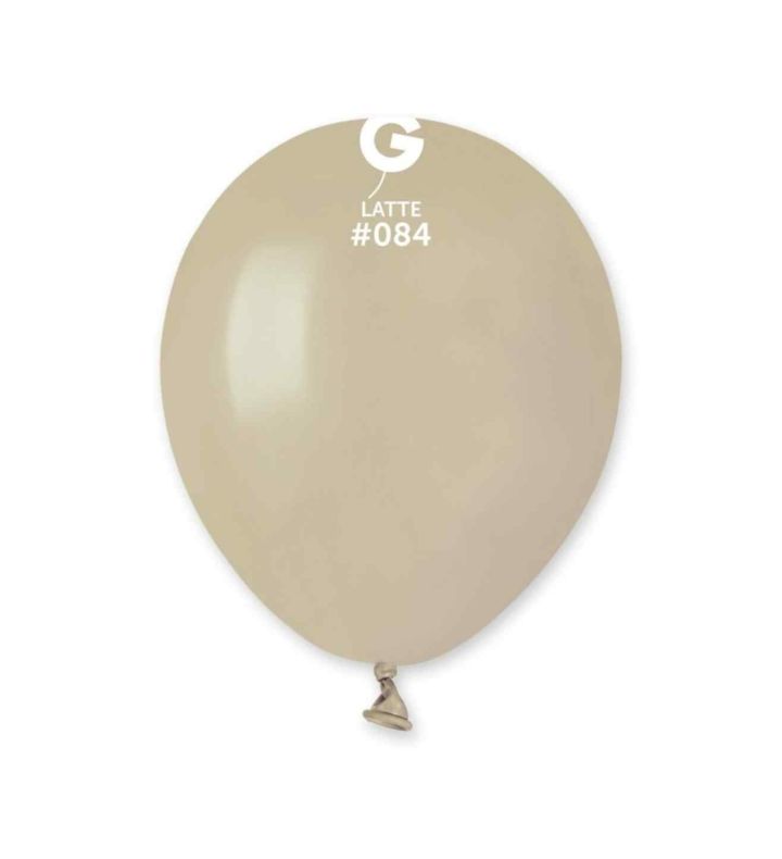 5" Gemar Latte 084 Latex Balloons 50ct