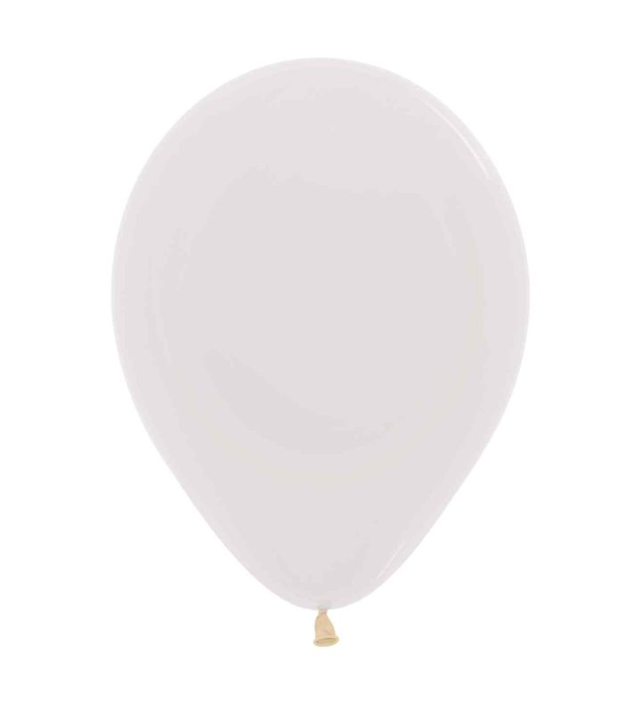 5" Sempertex Crystal Clear 390 Latex Balloons 50ct