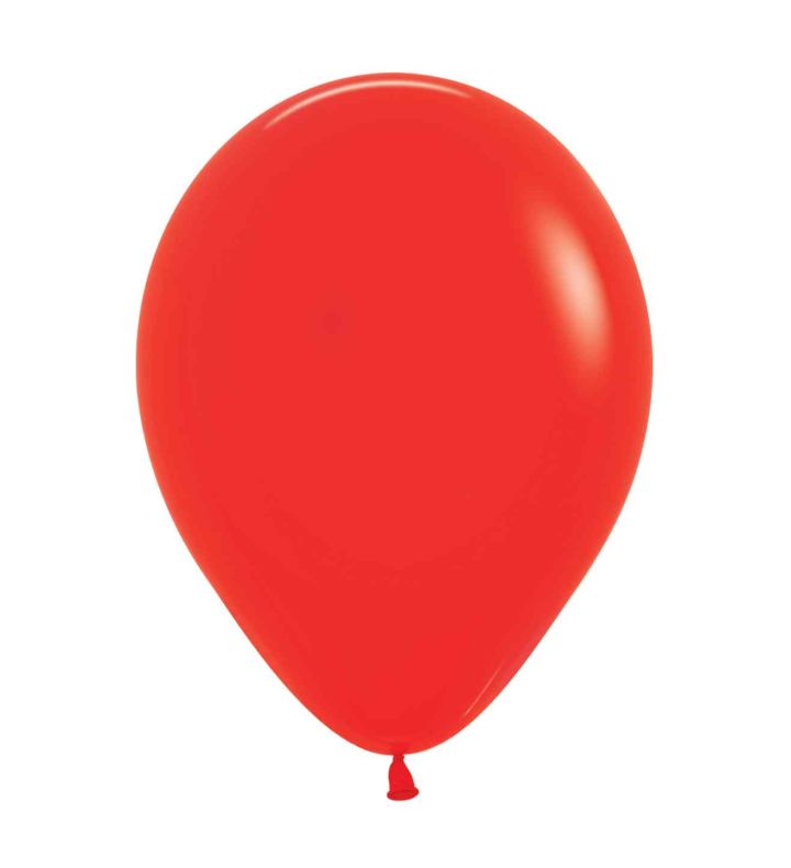 5" Sempertex Fashion Red 015 Latex Balloons 50ct