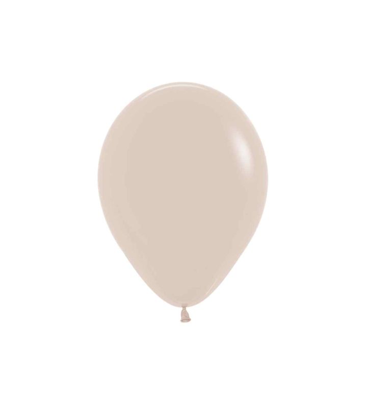 5" Sempertex Fashion White Sand 071 Latex Balloons 50ct