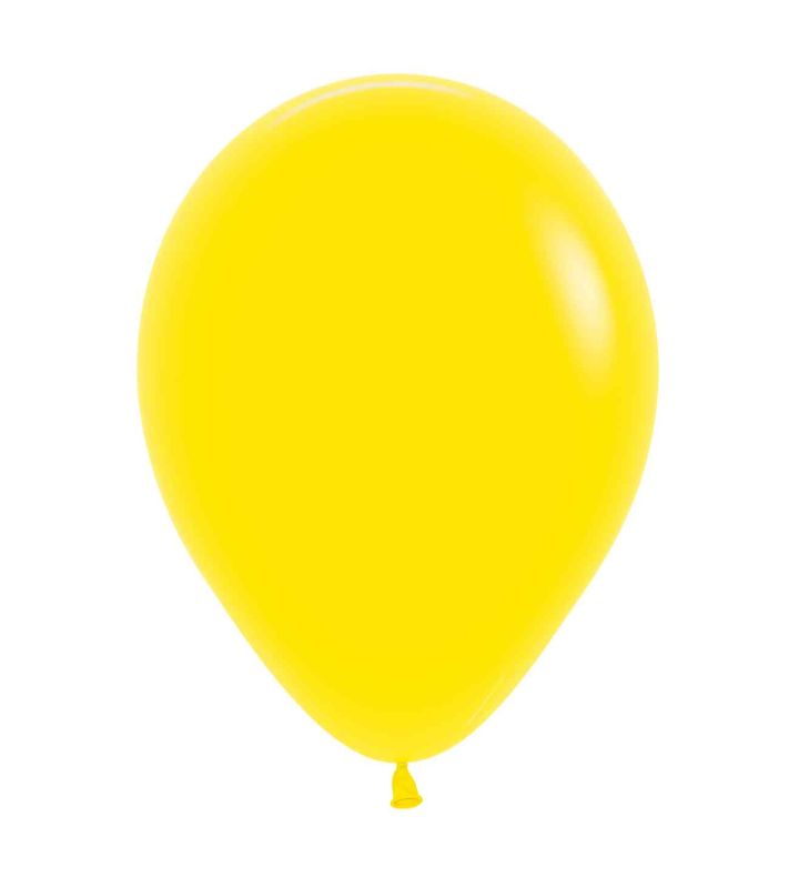 5" Sempertex Fashion Yellow 020 Latex Balloons 50ct