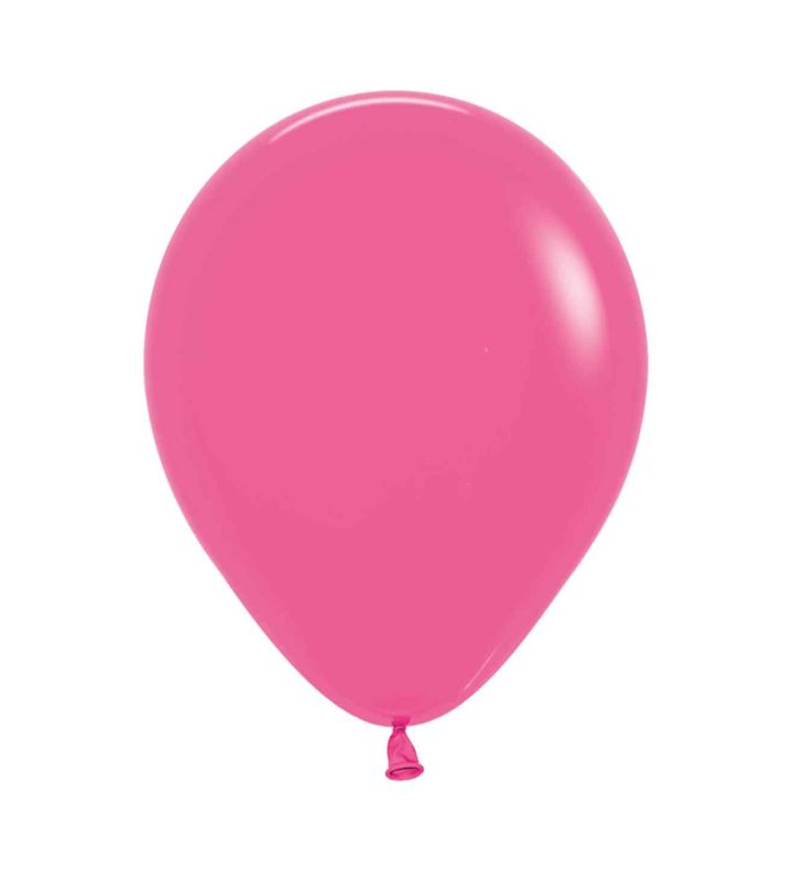 5" Sempertex Neon Solid Fuchsia 212 Latex Balloons 50ct