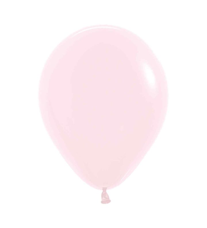 5" Sempertex Pastel Matte Pink 609 Latex Balloons 50ct