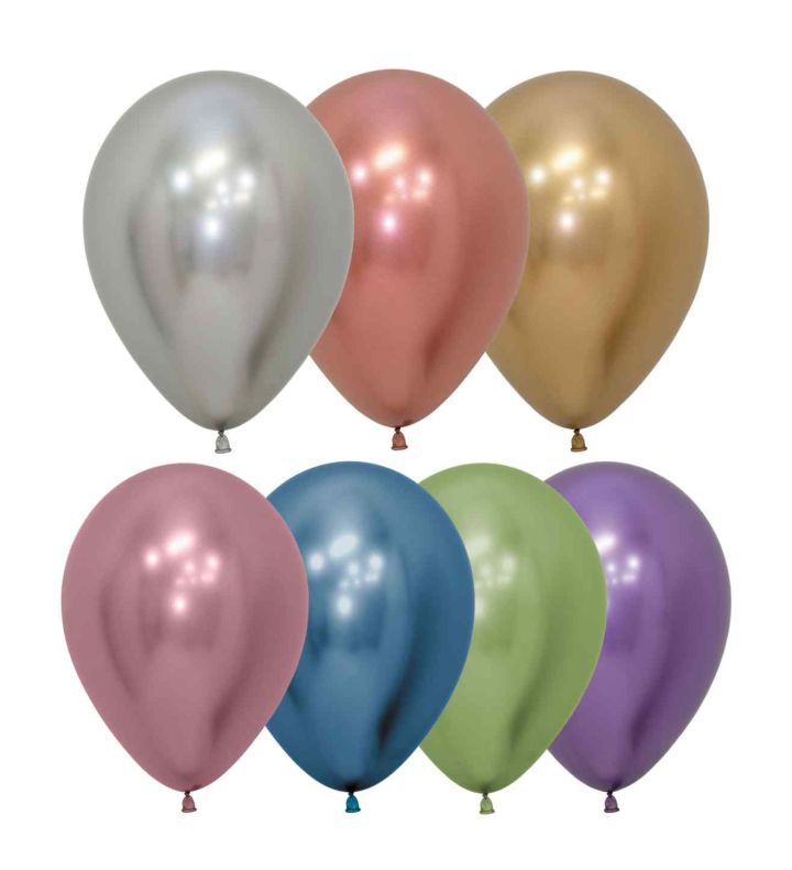 5" Sempertex Reflex Assorted 900 Latex Balloons 50ct