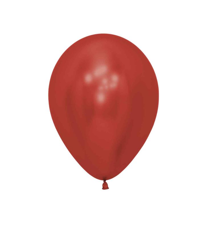 5" Sempertex Reflex Red 915 Latex Balloons 50ct