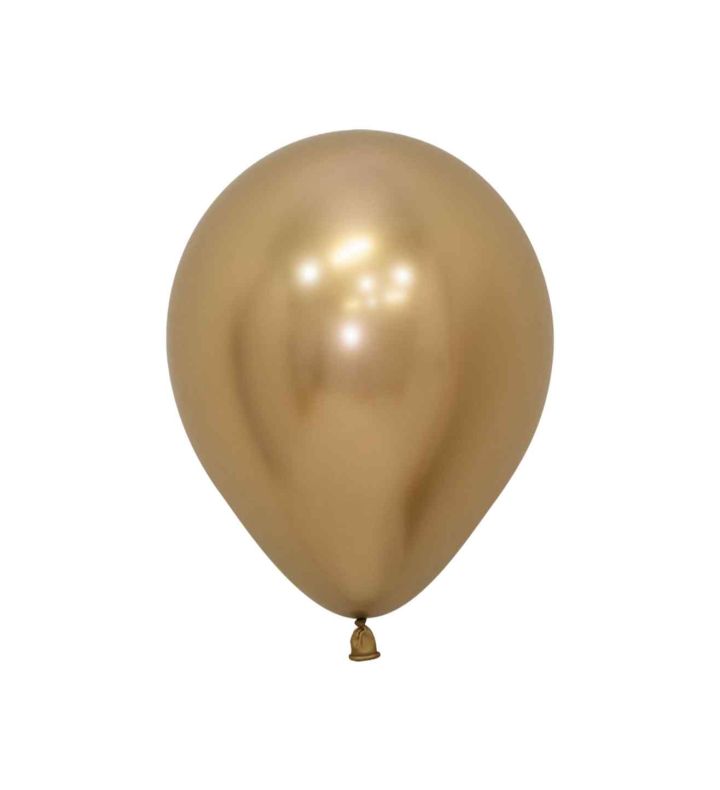 5" Sempertex Reflex Gold 970 Latex Balloons 50ct