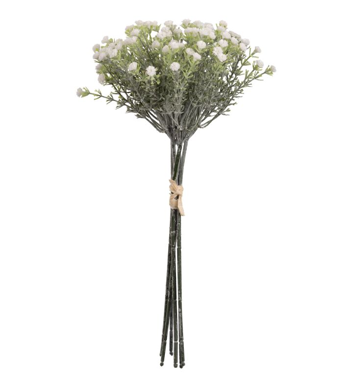Mini White Open Gypsophilia Bud Bunch  31cm x 6