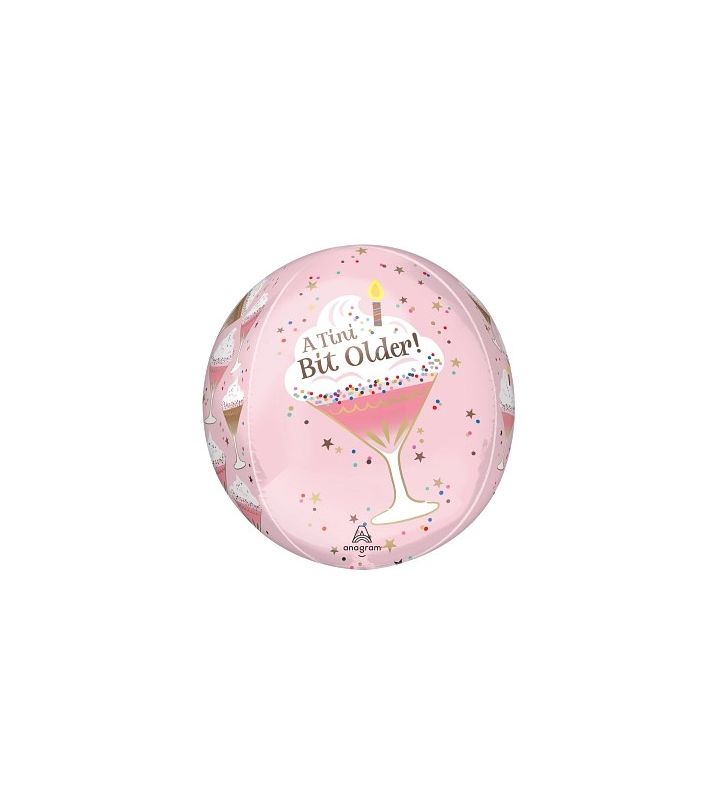 15" Anagram A Tiny Bit Older Orbz Foil Balloon