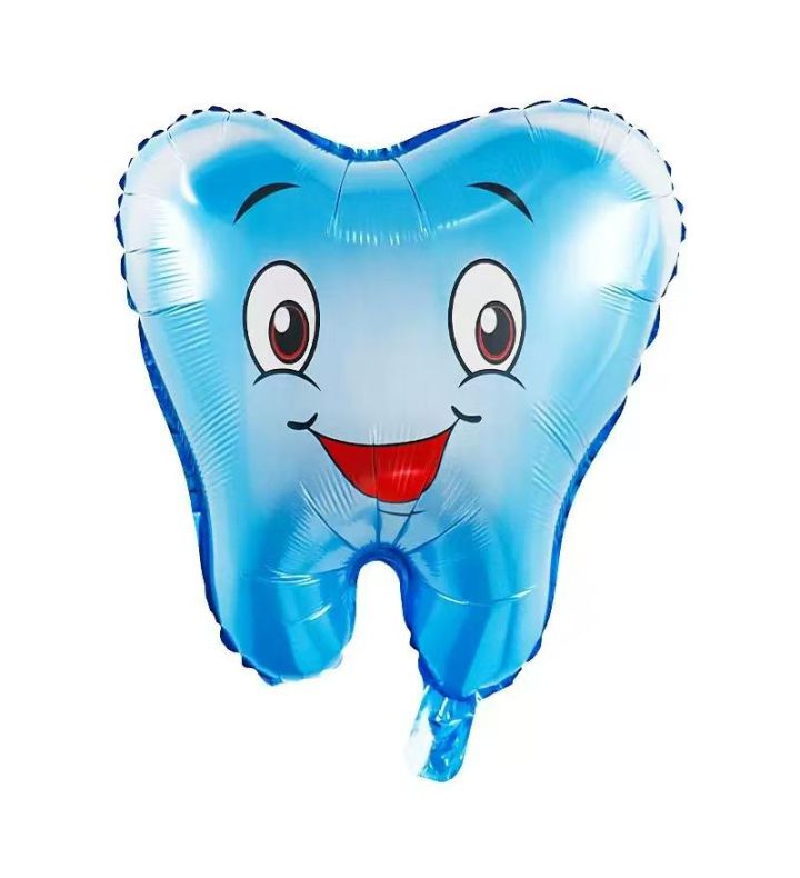 50cm x 56cm Blue Tooth Foil Balloon