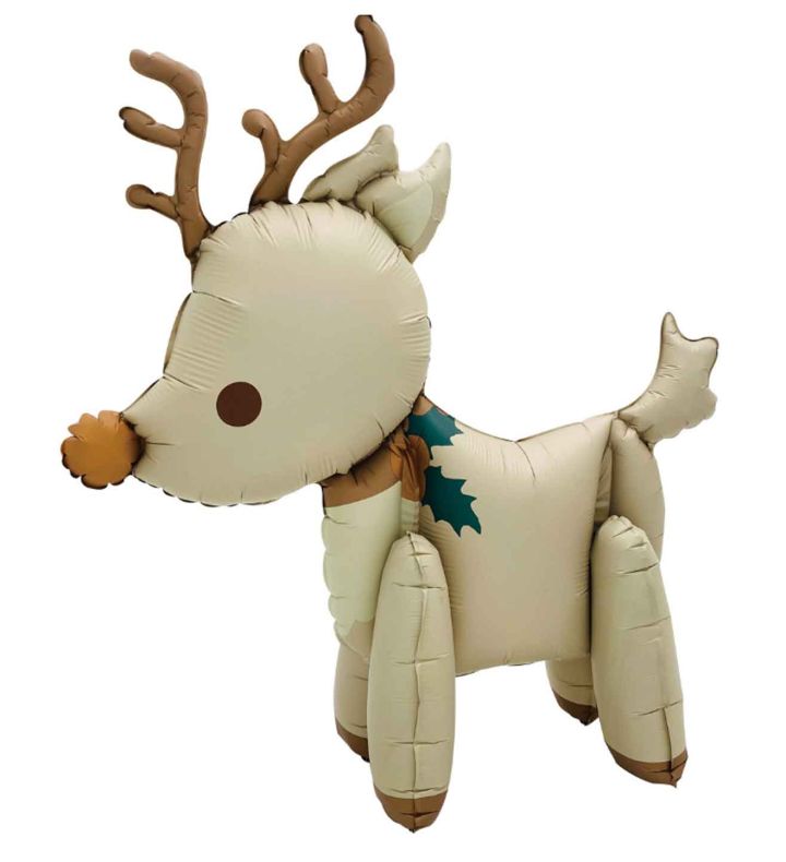 50x60cm Bamboo Party Latte Reindeer