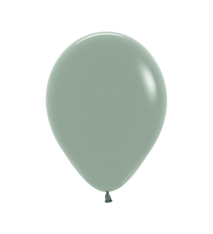 5" Sempertex Pastel Dusk Laurel Green 127 Latex Balloons 100ct