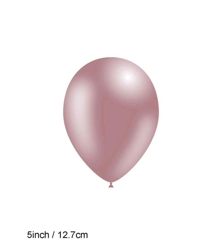 5" Decotex Fashion Solid Vintage Rose 111 Latex Balloons 100ct