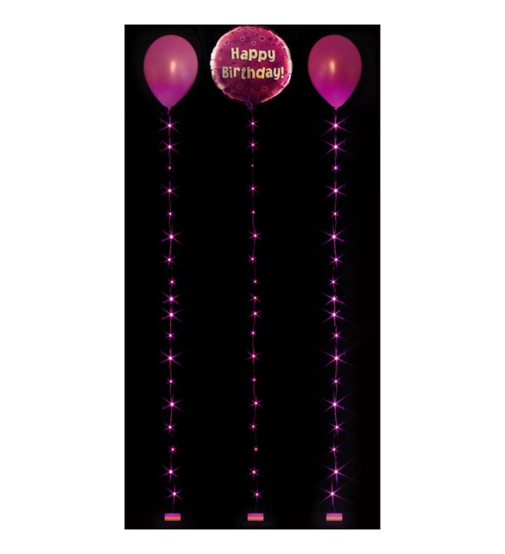 Décor Lites BalloonLite 1.8m x 18 Lights Fuchsia