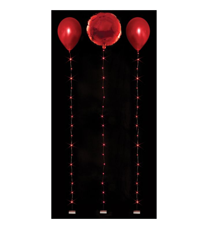 Décor Lites BalloonLite 1.8m x 18 Lights Red