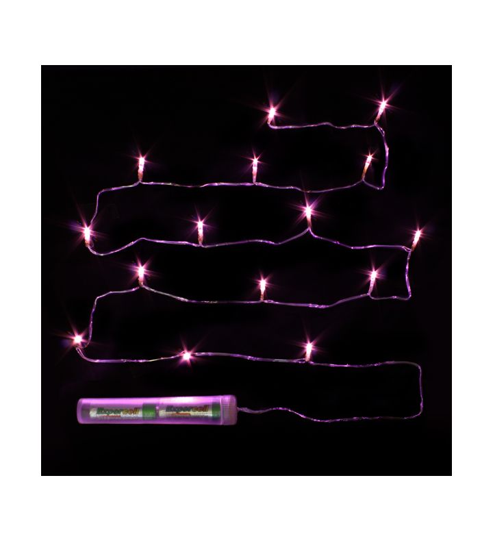 Décor Lites Submersible 15 Light Set Pink