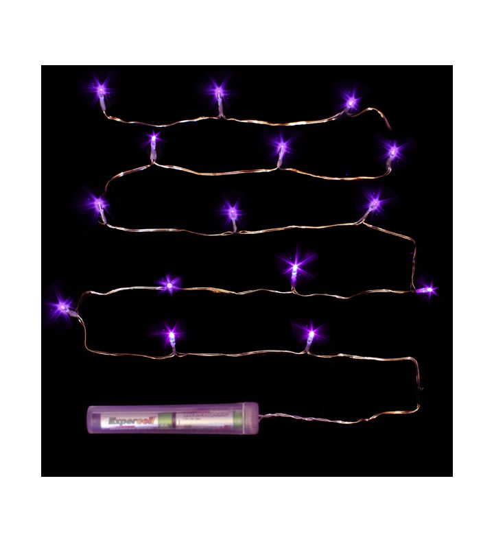 Décor Lites Submersible 15 Light Set Purple