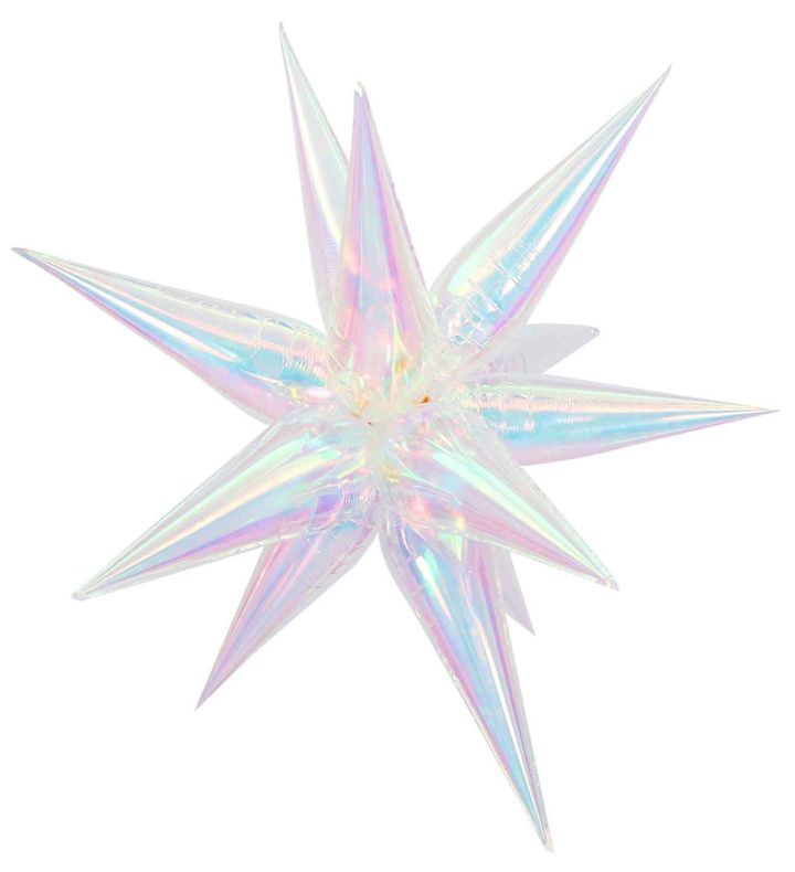 63.5cm Dazzle Starburst Bamboo Party Foil Balloon