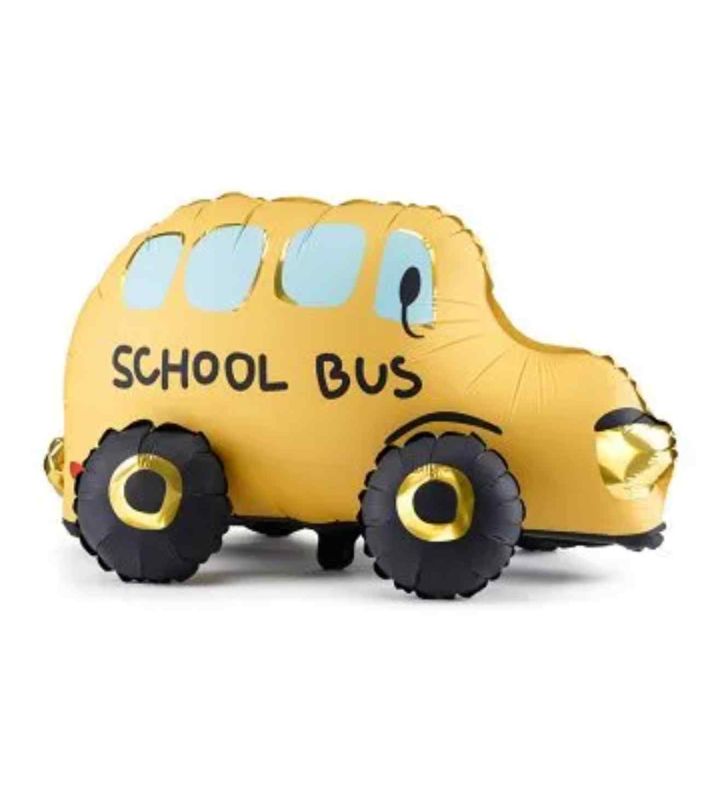 66cm Party Deco Standing Bus Foil Balloon