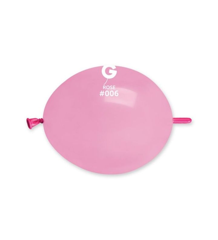 6" Gemar Rose 006 Link Latex Balloons 100ct