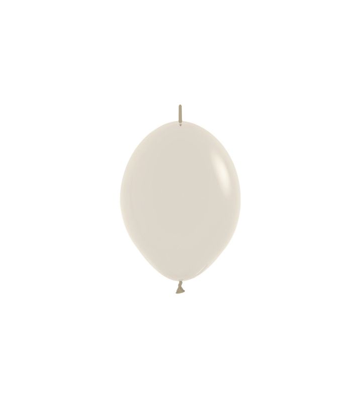 6" Sempertex Link Pastel Dusk Cream 107 Latex Balloons 50ct