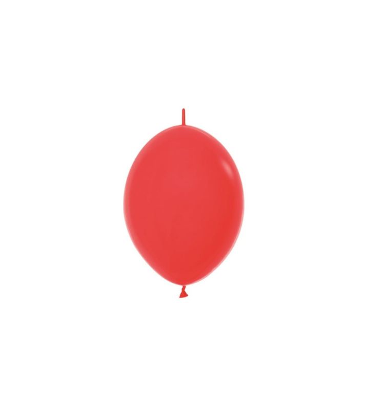 6" Sempertex Link Red 015 Latex Balloons 50ct