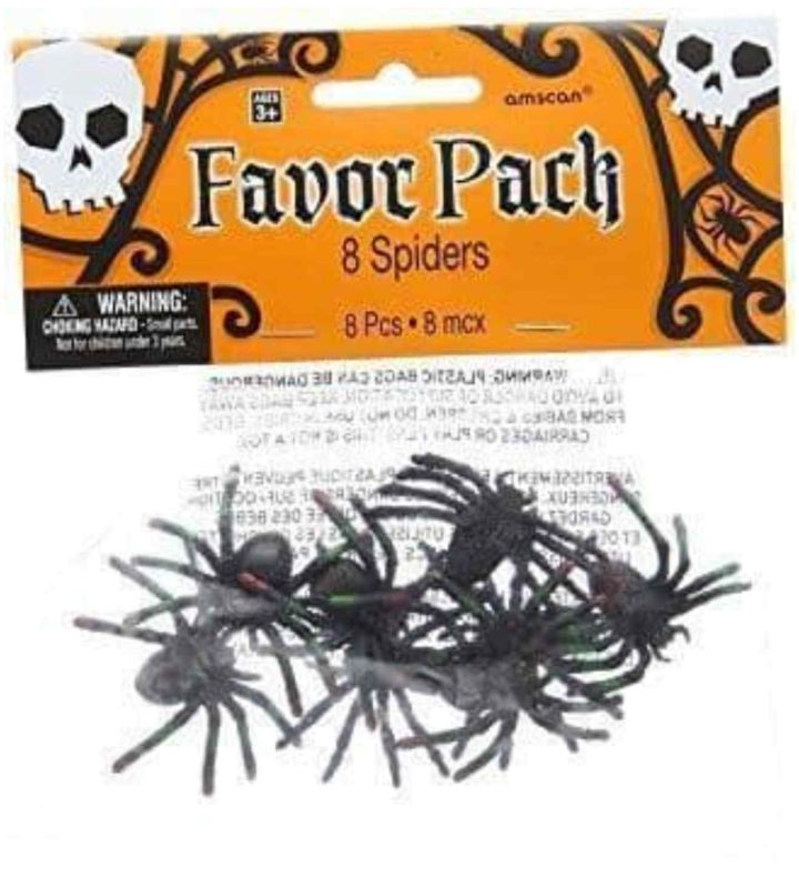 8 Spiders Favour Pack