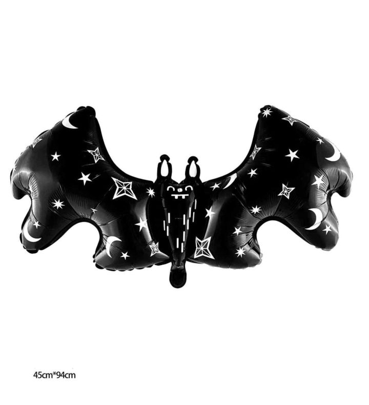 97cm Bamboo Party Giant Vampire Bat Foil Balloon