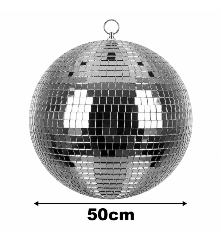 Disco Ball Silver 50cm dia